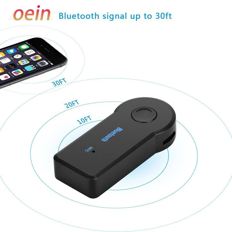 2-in-1 Wireless Bluetooth 5.0 Transceiver Adapter 3.5mm Car Music Audio Aux A2DP Headset Receiving