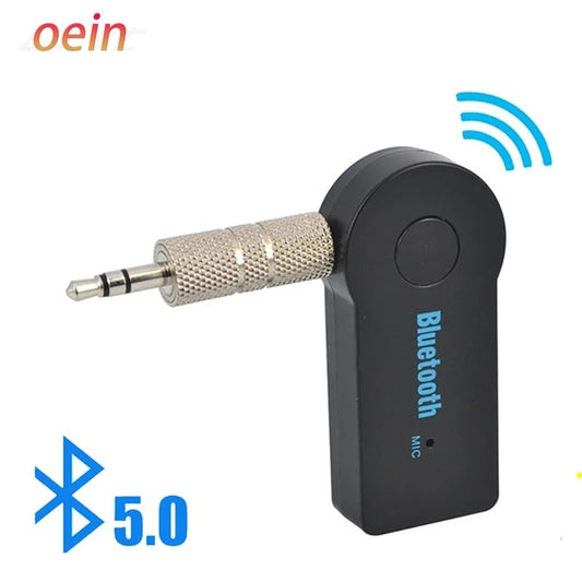 2-in-1 Wireless Bluetooth 5.0 Transceiver Adapter 3.5mm Car Music Audio Aux A2DP Headset Receiving